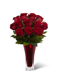 In Love with Red Roses Bouquet from Visser's Florist and Greenhouses in Anaheim, CA